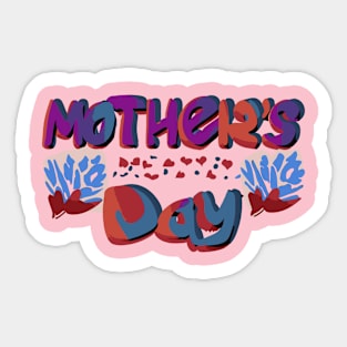 Mother's Day, Artistic Sticker